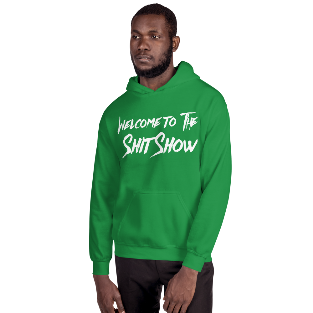 Download Welcome to the Shit Show Black Hoodie with White Logo ...